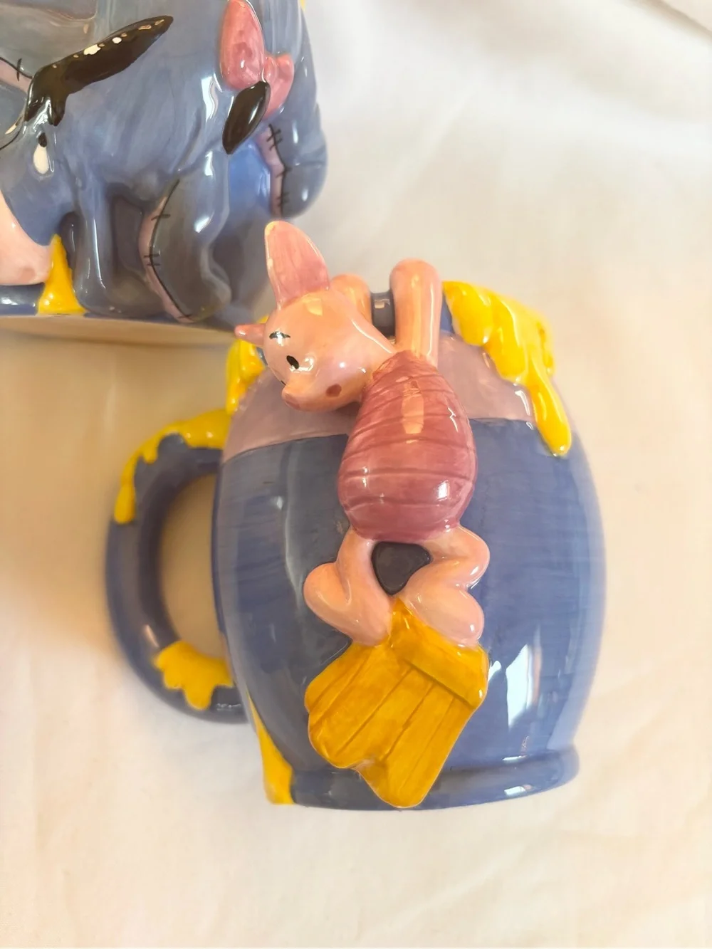 Winnie the Pooh Character 3D Mugs - Eeyore, Tigger, Piglet